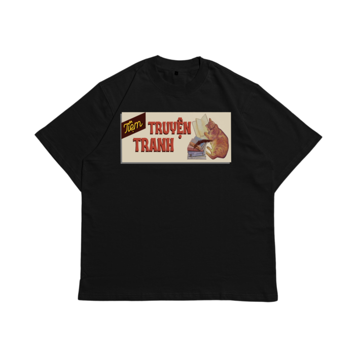 N9011 | "Tiệm Truyện Tranh"  –  Oversize Cotton Premium Tee