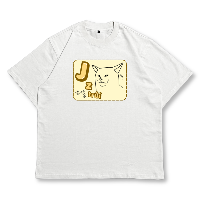 CAT10 | Áo Thun Oversize Cotton TXEIR – M.E.O.W Vibe Artist Edition