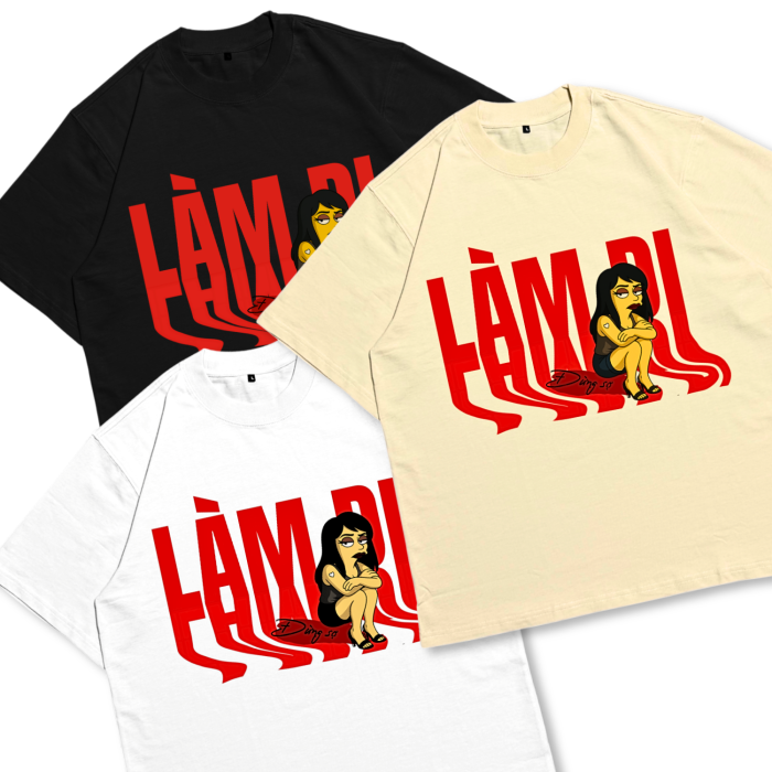 Áo Local Brand Txeir - Áo Thun Oversize Unisex – "LÀM ĐI" 