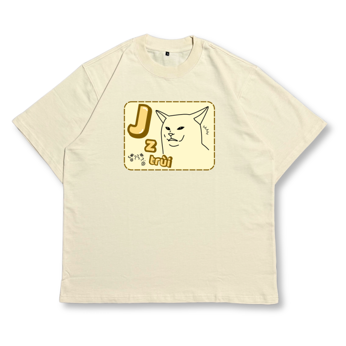 CAT10 | Áo Thun Oversize Cotton TXEIR – M.E.O.W Vibe Artist Edition