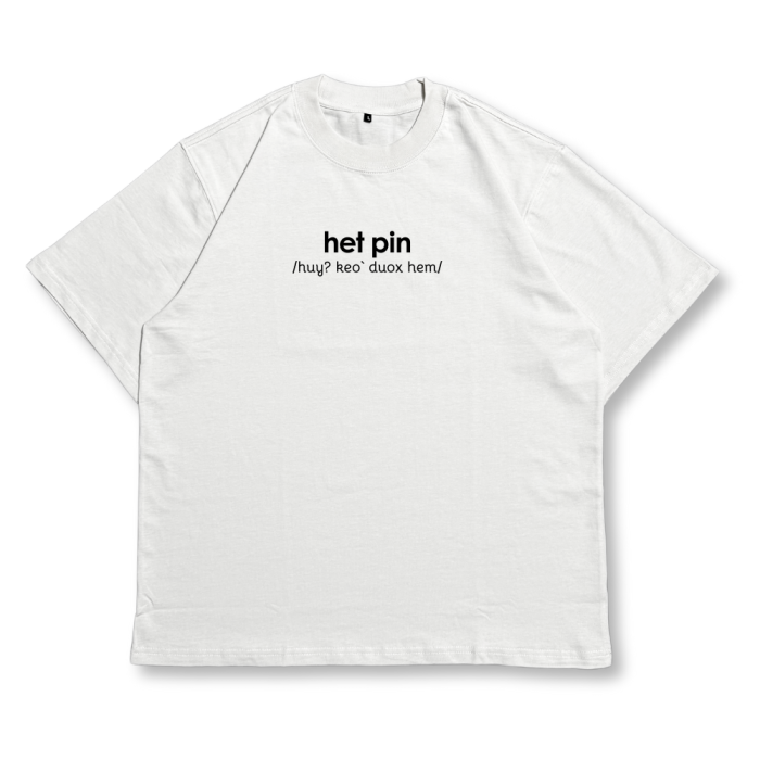 TXEIR | Áo Thun Unisex TS47 – Oversize Cotton Premium Dày 270gsm, In Thủ Công
