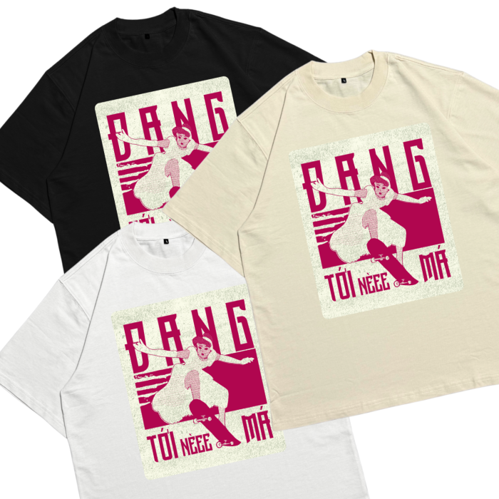 Áo Local Brand Txeir - Áo Thun Oversize Unisex – "ĐANG TỚI NÈ"