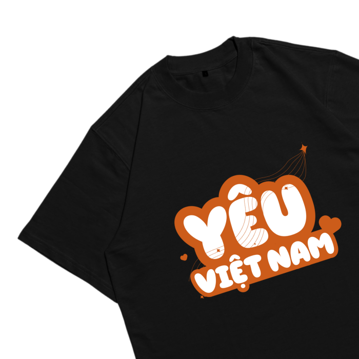 Áo thun "YÊU VIỆT NAM" (Phiên bản Bubble) | TXEIR