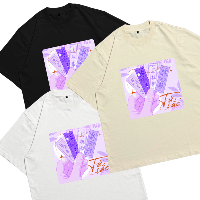 Áo Local Brand Txeir - Áo Thun Oversize Unisex - “TỨ SẮC”
