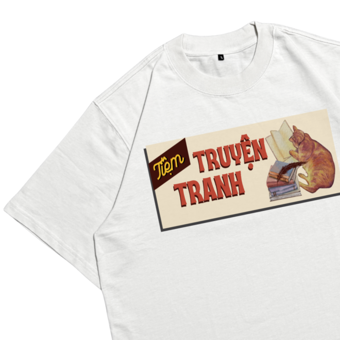 N9011 | "Tiệm Truyện Tranh"  –  Oversize Cotton Premium Tee